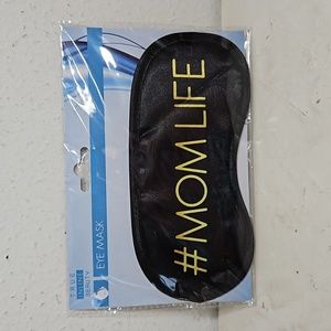 NIP True Inline Beauty #momlife eye mask in black with yellow